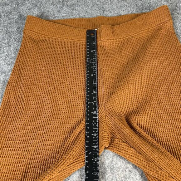 Aerie Pants Women’s XL High Waisted Waffle Knit Pull On Flare Loungewear Relaxed - Picture 4 of 10
